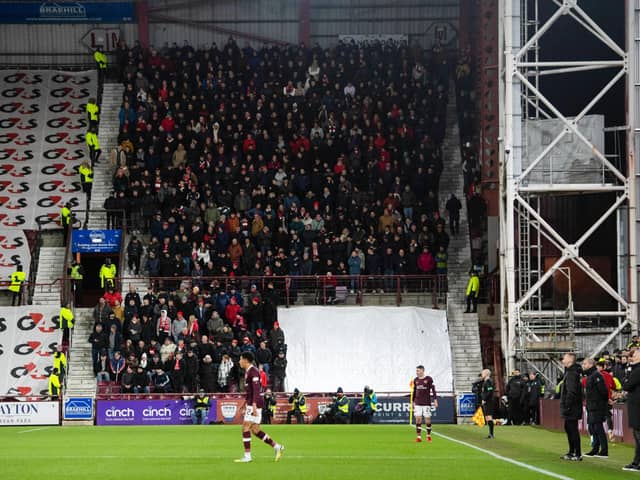 Aberdeen will be backed by just over 600 away fans at Tynecastle Park on Saturday. (Photo by Mark Scates / SNS Group)