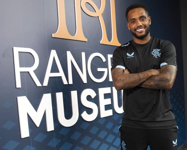 Rangers forward Danilo during a photocall  at the new club Museum at New Edmiston House.