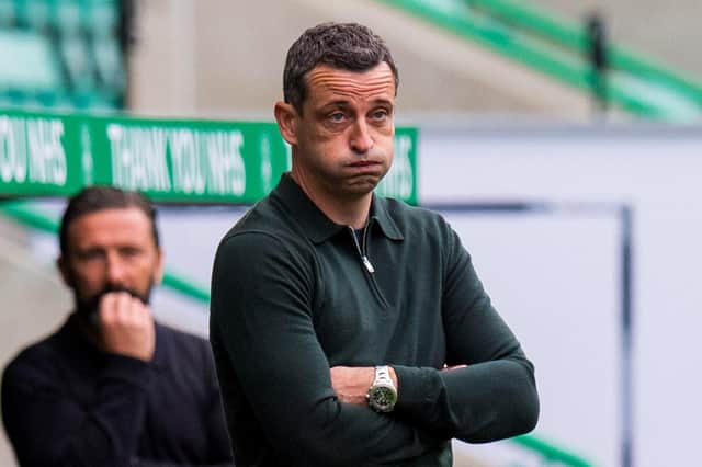 Hibs boss Jack Ross was left vexed after one of his players had an anomaly in their coronavirus tests.