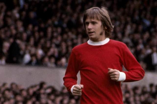 John Fitzpatrick in action for Manchester United