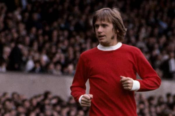 John Fitzpatrick in action for Manchester United
