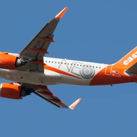 The EasyJet aircraft was almost full with 179 of its 186 seats filled. (Photo by easyJet)