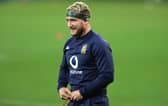 Stuart Hogg did some training on the pitch ahead of the Lions' match against South Africa A. Picture: David Rogers/Getty Images
