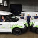 Glasgow-headquartered Clyde Munro Dental Group has bought the new vans from the London Electric Vehicle Company (LEVC). Picture: Ian Georgeson