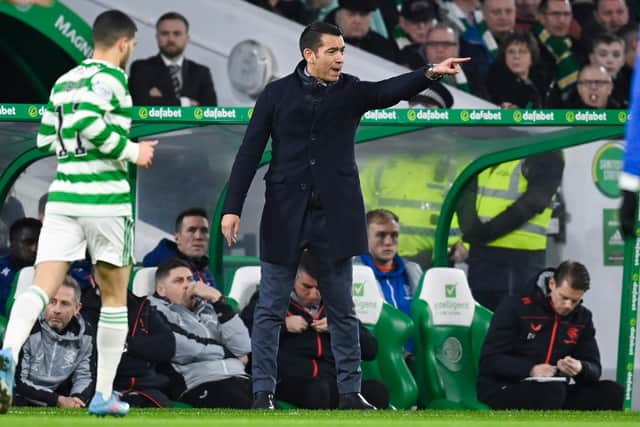 Rangers manager Giovanni van Bronckhorst. (Photo by Rob Casey / SNS Group)