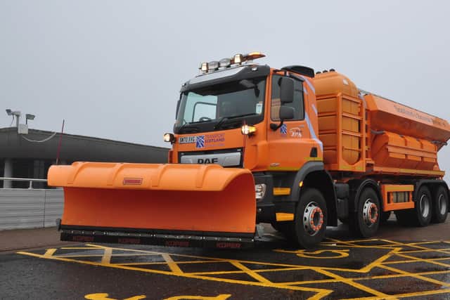 Scotland's Bravest Gritter is among the largest in the UK. Picture: BEAR Scotland