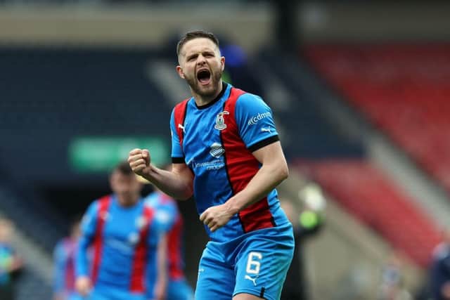 Daniel Devine of Inverness Caledonian Thistle, which suffered a 15-point deduction and started the new season with a five-point penalty due to rules around insolvency events (Picture: Ian MacNicol/Getty Images)