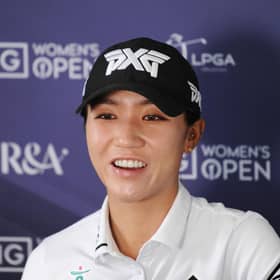 Lydia Ko talks during a press conference prior to the AIG Women's Open at Carnoustie Golf Links. Picture: R&A via Getty Images.