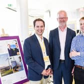 Members of the team at University of Edinburgh start-up REOptimize Systems, pictured before the Covid crisis. Picture: David Jensen