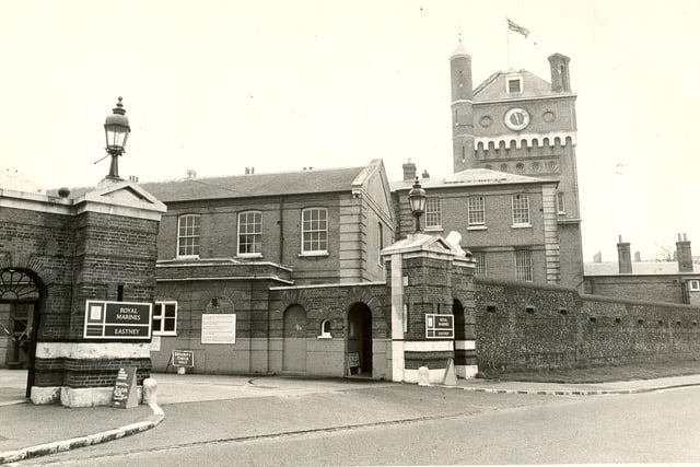 An undated image of Eastney Barracks