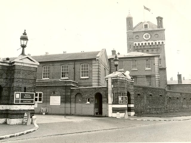 An undated image of Eastney Barracks