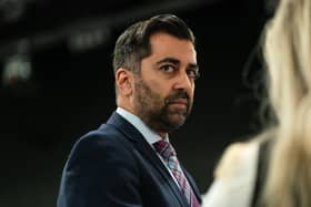 Humza Yousaf inherited a party in a tailspin from Nicola Sturgeon and has now become a patsy for 17 years of incompetent government (Picture: Peter Summers/Getty Images)