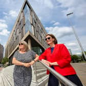 Gabriel Investments director Gill MacAulay and chairman Lynne Ross. Picture: Martin Shields
