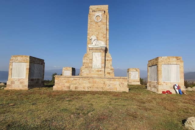 The British war graves in Doirani, Greece. Picture: Alastair Stewart