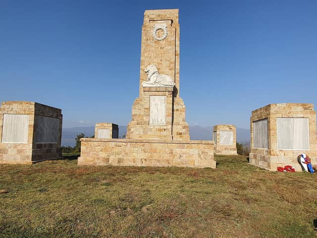 The British war graves in Doirani, Greece. Picture: Alastair Stewart