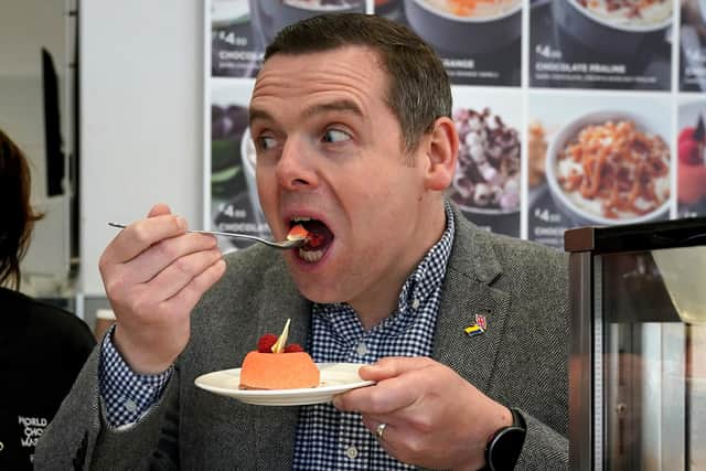 Scottish Conservative leader Douglas Ross is relishing recess and being in his constituency.