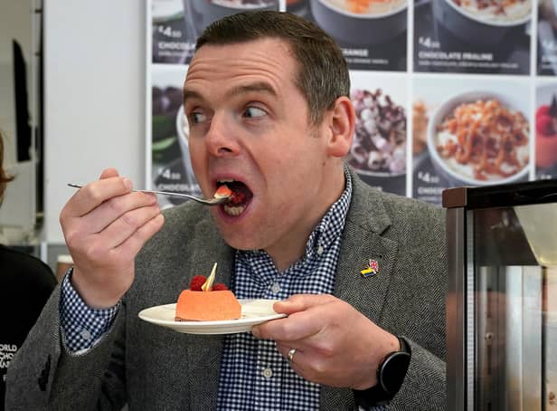 Scottish Conservative leader Douglas Ross is relishing recess and being in his constituency.