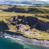 The quarry at Cuilpool on the Isle of Luing, off Oban, which is to be brought back into use as part of an attempt to revive the island's once-thriving slate industry. PIC: Contributed.