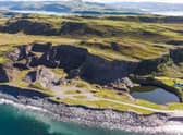 The quarry at Cuilpool on the Isle of Luing, off Oban, which is to be brought back into use as part of an attempt to revive the island's once-thriving slate industry. PIC: Contributed.