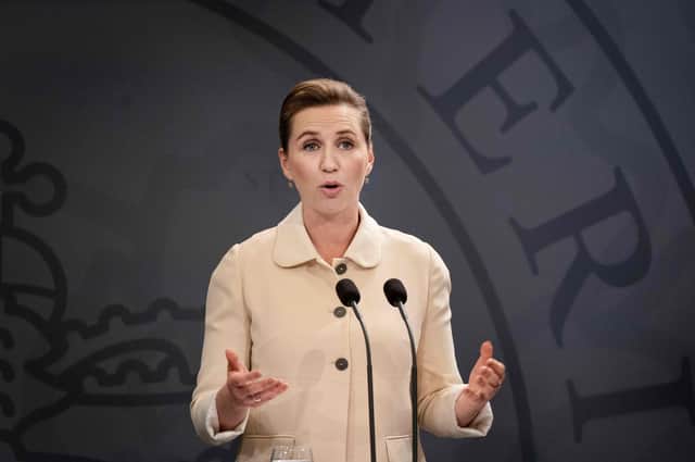 Danish Prime Minister Mette Frederiksen took her country into lockdown early and then also begin to lift the restrictions before many other nations (Picture: Liselotte Sabroe/Ritzau Scanpix /AFP via Getty Images)