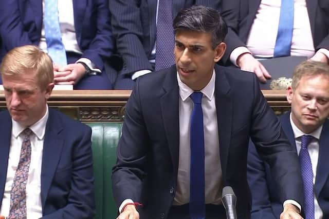 Prime Minister Rishi Sunak updates MPs over the Red Sea shipping attacks in the House of Commons.