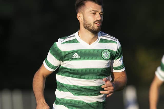 Striker Albian Ajeti clearly has no future at Celtic but Ange Postecoglou maintains he isn't in the business of telling players they should go or stay at the club. (Photo by Craig Williamson / SNS Group)