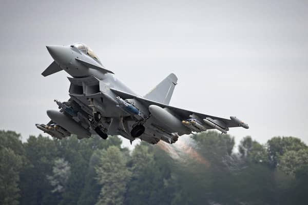 RAF Typhoon fighter jet. Picture: MoD