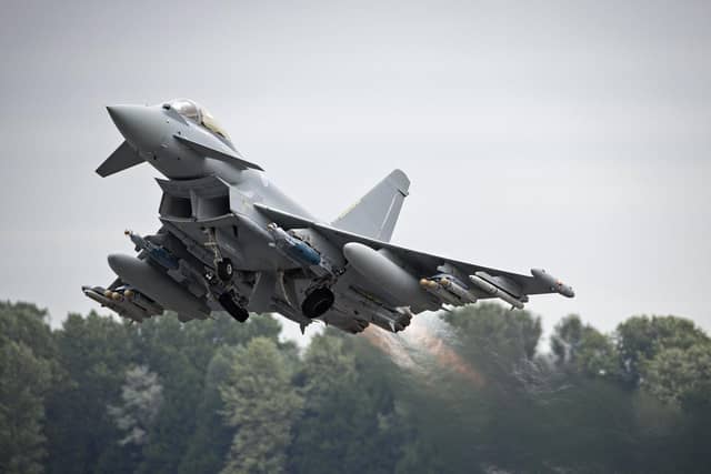 RAF Typhoon fighter jet. Picture: MoD