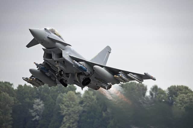 RAF Typhoon fighter jet. Picture: MoD
