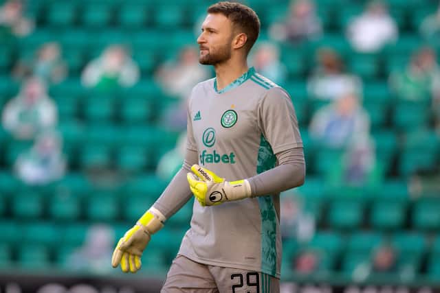 Scott Bain has been back in goal for Celtic's past two games. (Photo by Alan Harvey / SNS Group)