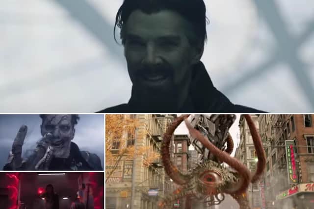 There are various references to characters and events from What If...? in the trailer for Doctor Strange in the Multiverse of Madness. Photo: Disney / Marvel.