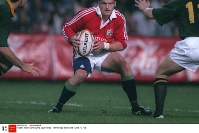Gregor Townsend was stand-off as the Lions defeated the Springboks in the 1997 Test series. He will return to South Africa as Lions defence coach. Picture: Shutterstock