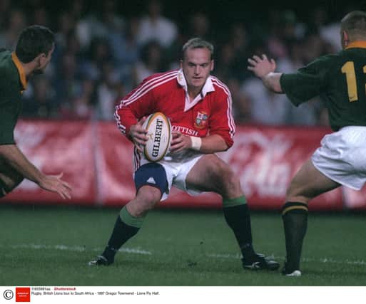Gregor Townsend was stand-off as the Lions defeated the Springboks in the 1997 Test series. He will return to South Africa as Lions defence coach. Picture: Shutterstock