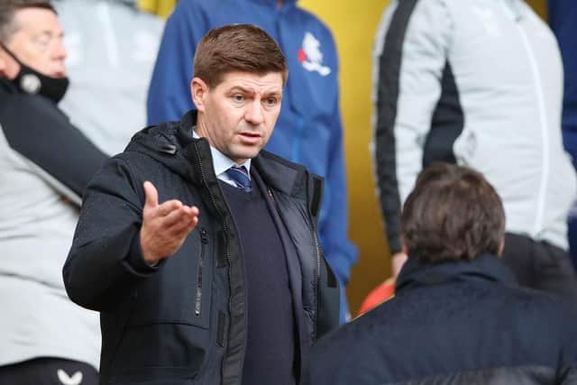 Steven Gerrard has said he left Rangers with a heavy heart. (Photo by Ian MacNicol/Getty Images)