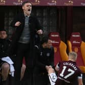 Motherwell manager Graham Alexander during a cinch Premiership match between Motherwell and Heart of Midlothian at Fir Park, on November 20, 2021, in Motherwell, Scotland.  (Photo by Craig Foy / SNS Group)