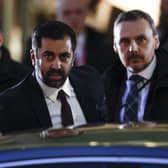 Humza Yousaf departs the UK Covid inquiry. Picture: Jeff J Mitchell/Getty Images
