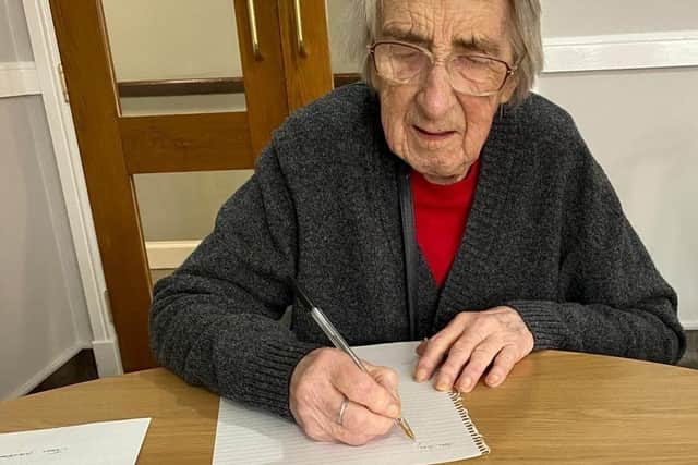 Jean Walker, Murrayfield House resident and former headteacher at Clarebank School in Edinburgh