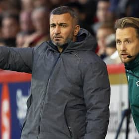 Qarabag manager Gurbav Gurbanov. (Photo by Alan Harvey / SNS Group)