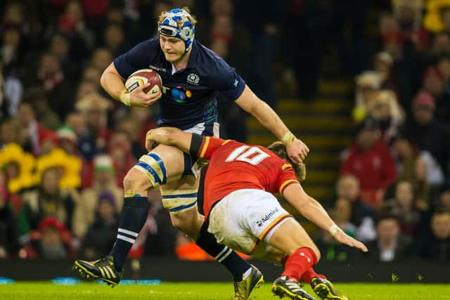 In typical barnstorming action against Wales in 2016