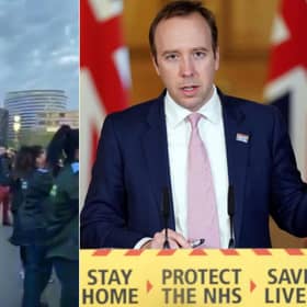 The Metropolitan Police has drawn criticism for not enforcing social distancing measures during the minute long applause for the NHS