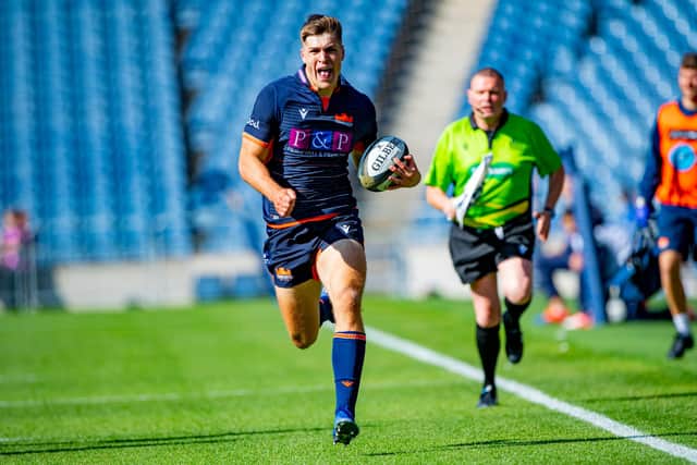 Edinburgh's Jack Blain played in a pre-season friendly against London Scottish last year. Picture: Bill Murray/SNS