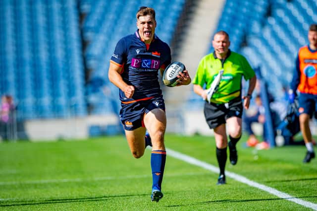 Edinburgh's Jack Blain played in a pre-season friendly against London Scottish last year. Picture: Bill Murray/SNS