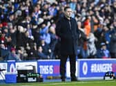 Rangers manager Michael Beale during the match against Celtic at Ibrox.