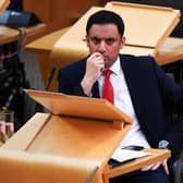 Scottish Labour leader Anas Sarwar during First Minster's Questions at the Scottish Parliament in Holyrood, Edinburgh.