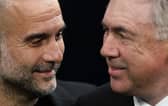 Pep Guardiola and Carlo Ancelotti go head-to-head when Manchester City host Real Madrid in the Champions League semi-final second leg. (Photo by Julian Finney/Getty Images)