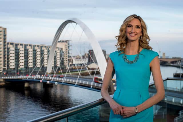 Weather presenter and Gaelic singer has created her own dancing tribute to the BBC news theme. Picture: Craig Watson
