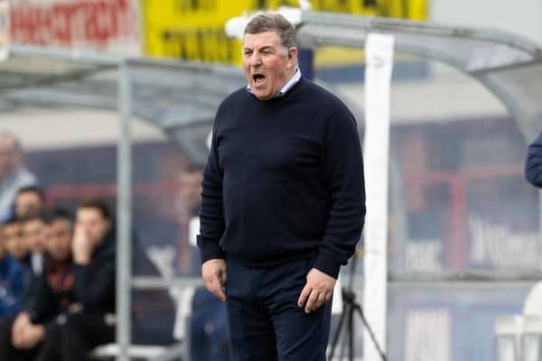 Dundee manager Mark McGhee was in the technical area for the first time since his appointment as his team lost 2-1 at home to Rangers. (Photo by Alan Harvey / SNS Group)