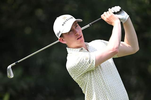 Euan Walker in action during the final round of the Hero Indian Open at DLF Golf and Country Club. Picture: Stuart Franklin/Getty Images.