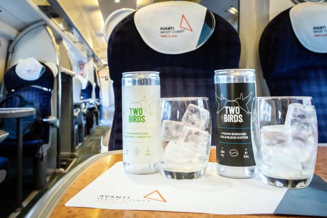 The Two Birds premium drinks are part of Avanti West Coast’s multi-million-pound service revamp to improve customer experience.