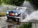 George and Rosalind Topp in their 1966 Volvo Amazon 132 in action last year.